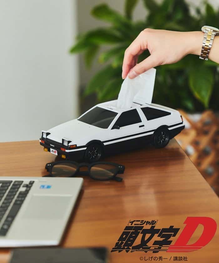 【SALE／30%OFF】FAITH INC ウェットティッシュケース トヨタ AE86 スプリンタートレノ 『頭文字D』藤原とうふ店(自家用)仕様 フリークスストア インテリア・生活雑貨 その他のインテリア・生活雑貨 ブラック ホワイト【送料無料】