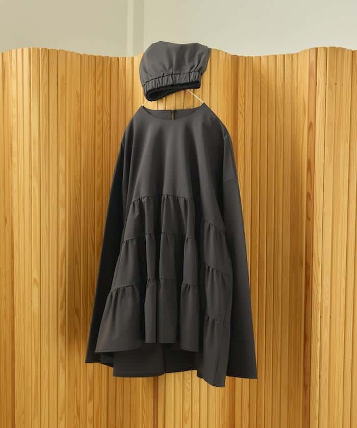 【SALE／35%OFF】FREAK'S STORE ギャザー フリル チュニック 2セット ラッシュガード(水陸両用)【限定展開】 24SS フリークスストア 水着・スイムグッズ 水着 グレー ブラック ベージュ オレンジ グリーン【送料無料】