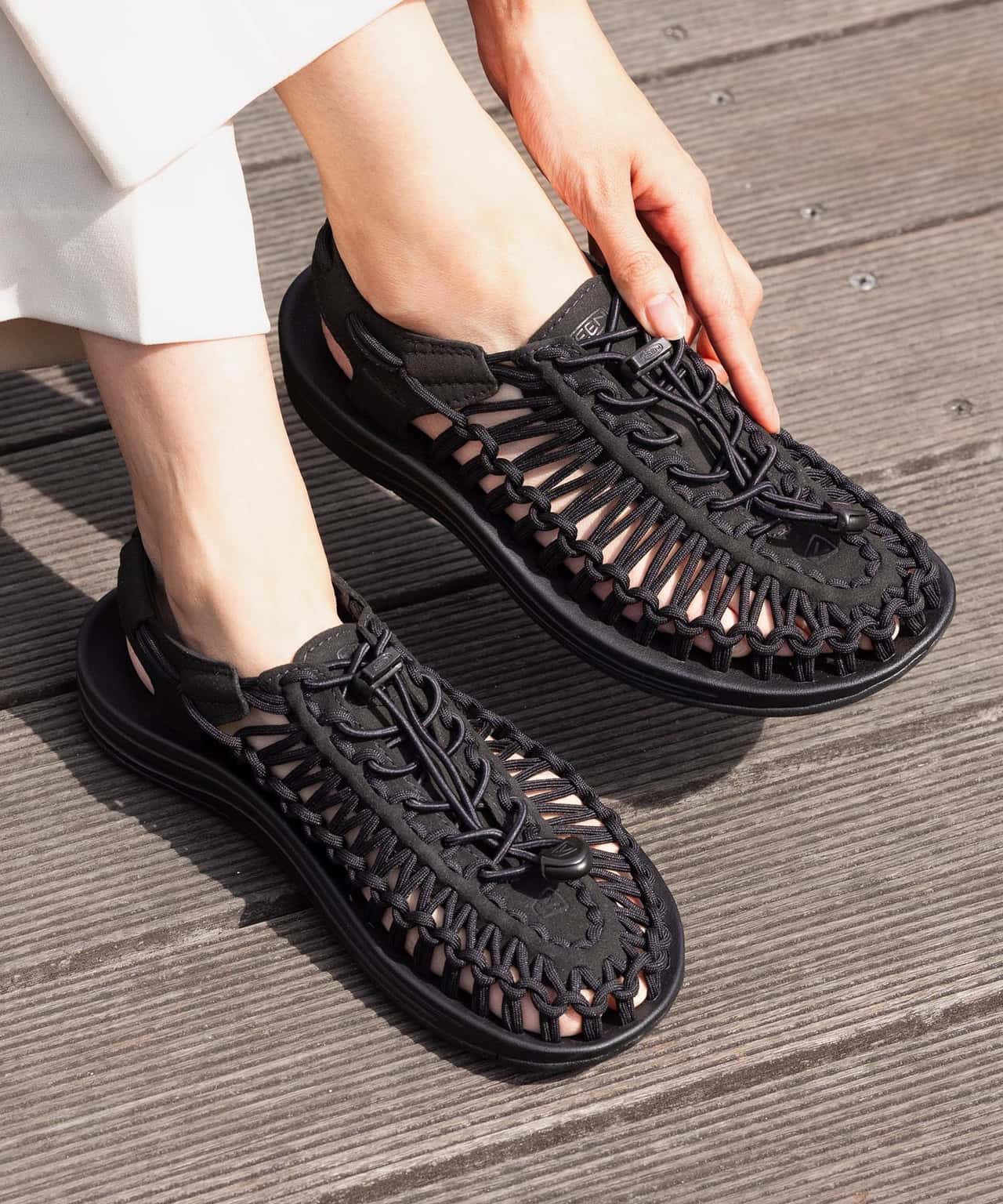 KEEN (W)(WOMEN)UNEEK / (レディース)ユニーク キーン シューズ・靴 サンダル ブラック【送料無料】