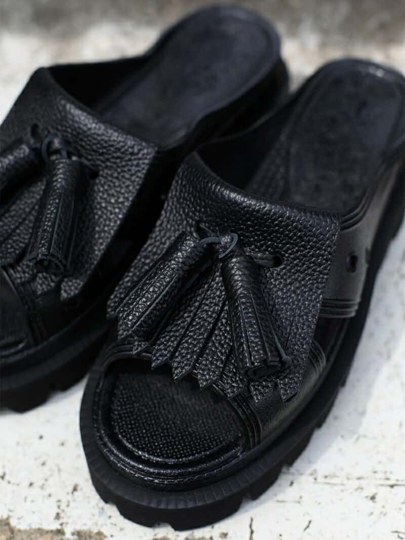 bench BENCH/(M)BENCH BENSAN-D TUSSEL VIBRAM BLOCKSOLE (BE-CB06) ピーアールワン シューズ・靴 サンダル ブラック【送料無料】