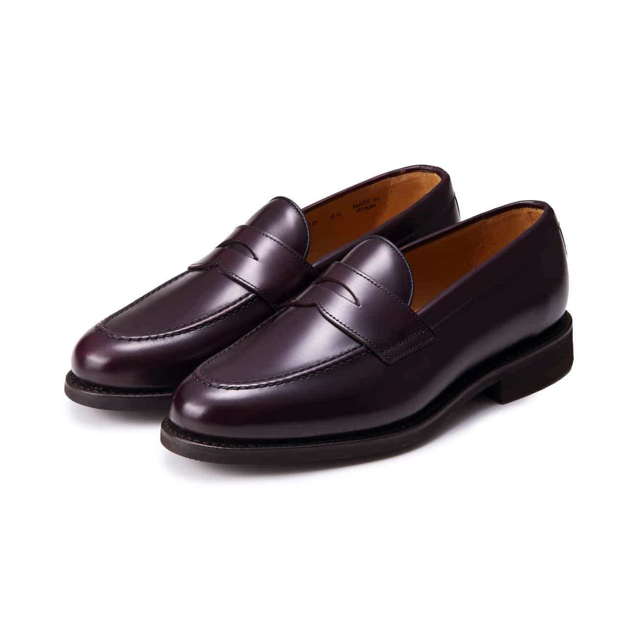 Berwick1707 コインローファー バーウィック シューズ・靴 レースアップ・ドレスシューズ ブラック レッド【送料無料】