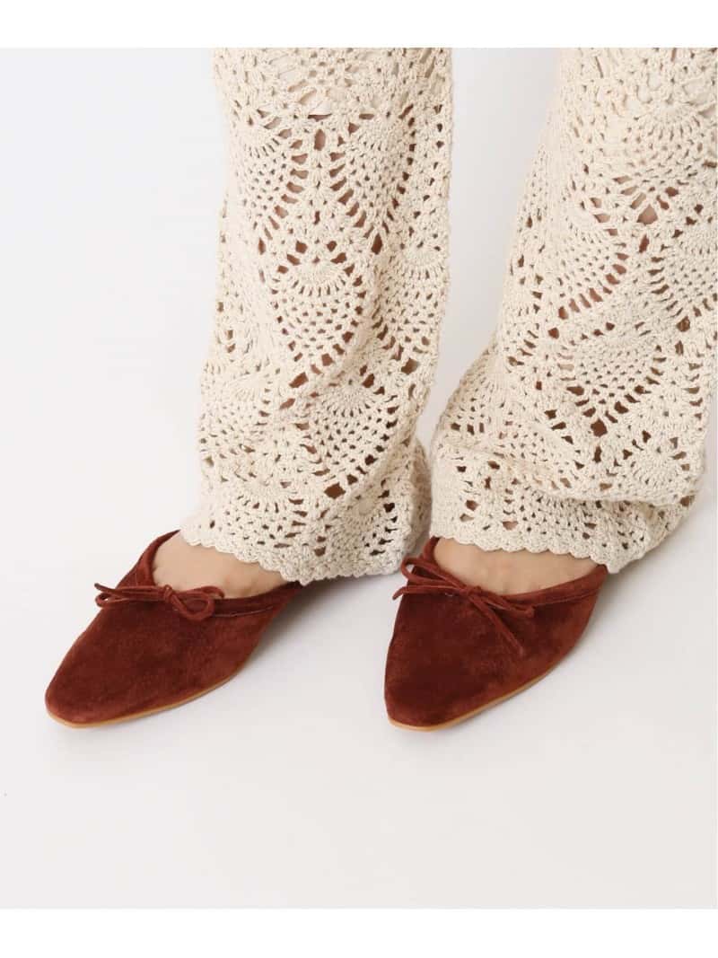 【SALE／40%OFF】U by SPICK&SPAN 【C'ast vague/セベージュ】 バックレス ミュール◆ ユーバイスピックアンドスパン シューズ サンダル/ミュール ブラウン ブルー【送料無料】