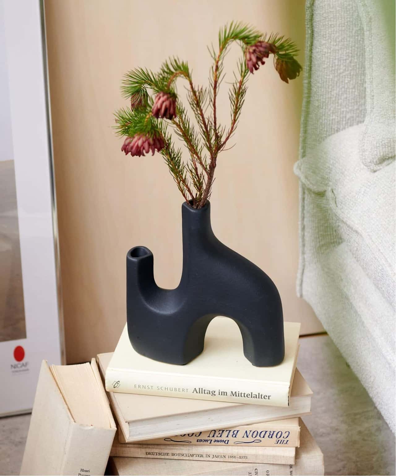 【SALE／40%OFF】JOURNAL STANDARD FURNITURE FLOWER VASE LINK 花器 花瓶 フラワーベース ジャーナルスタンダードファニチャー インテリア・生活雑貨 フラワーベース・花瓶 ブラック【送料無料】