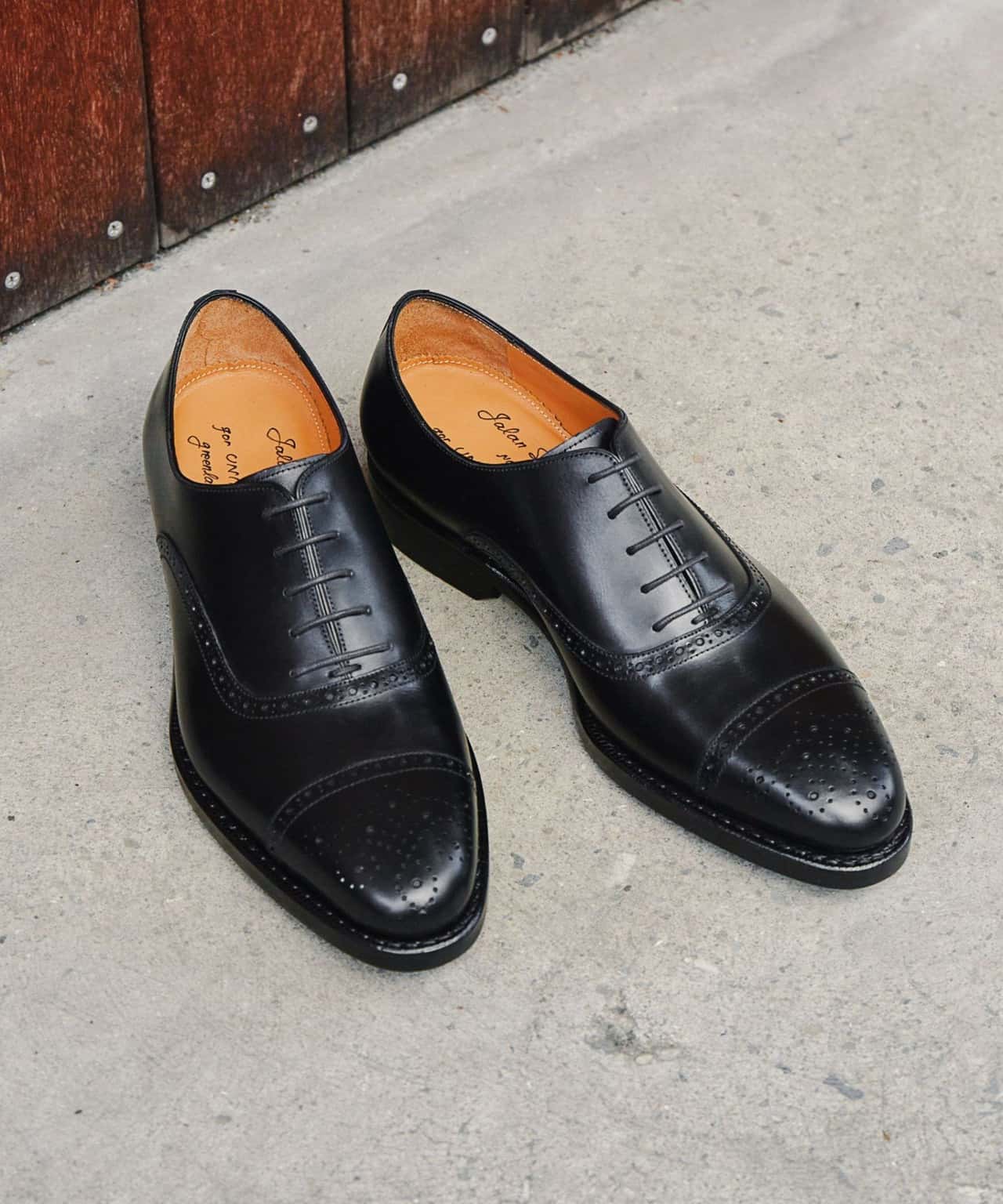 【SALE／40%OFF】UNITED ARROWS green label relaxing 【別注】＜Jalan Sriwijaya＞セミブローグ ダイナイトソール ドレスシューズ ユナイテッドアローズ グリーンレーベルリラクシング シューズ・靴 レースアップ・ドレスシューズ ブラック【送料無料】