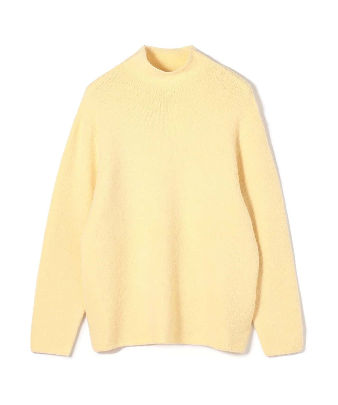 【SALE／50%OFF】Ballsey ウールシルクストレッチブークレー ビルドネックプルオーバー トゥモローランド トップス ニット イエロー【送料無料】