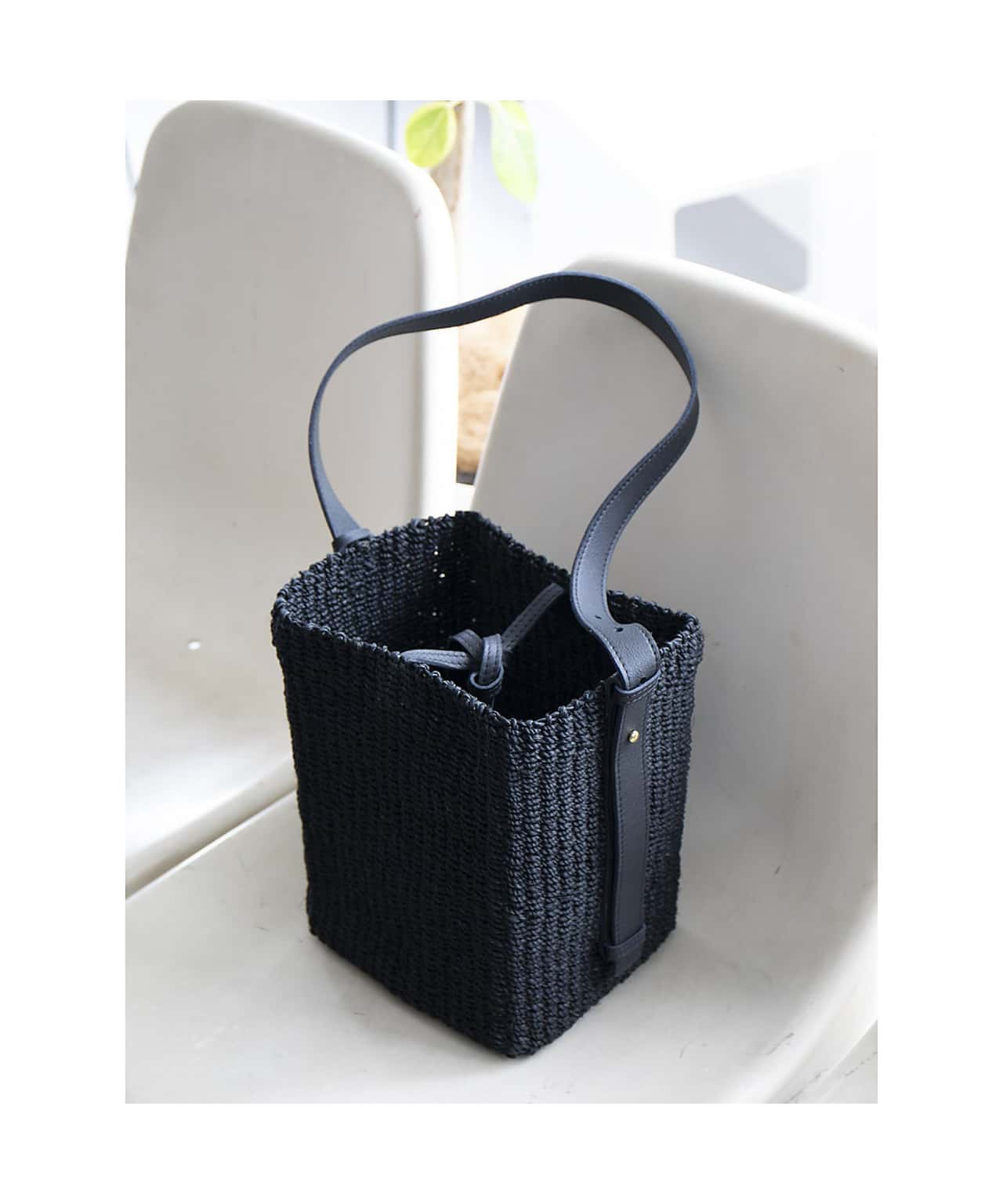 Rouge vif la cle 【BAGMATI / バグマティ】ワンハンドル かごバッグ / ブラック【WEB ルージュ・ヴィフ ラクレ バッグ その他のバッグ ブラック【送料無料】