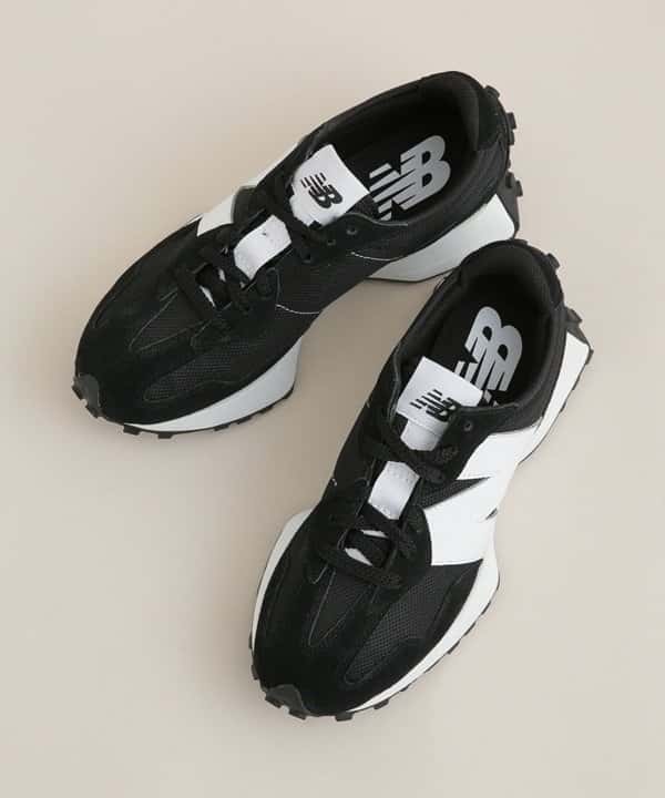 NANO universe newbalance/MS327 ナノユニバース シューズ・靴 スニーカー ブラック【送料無料】