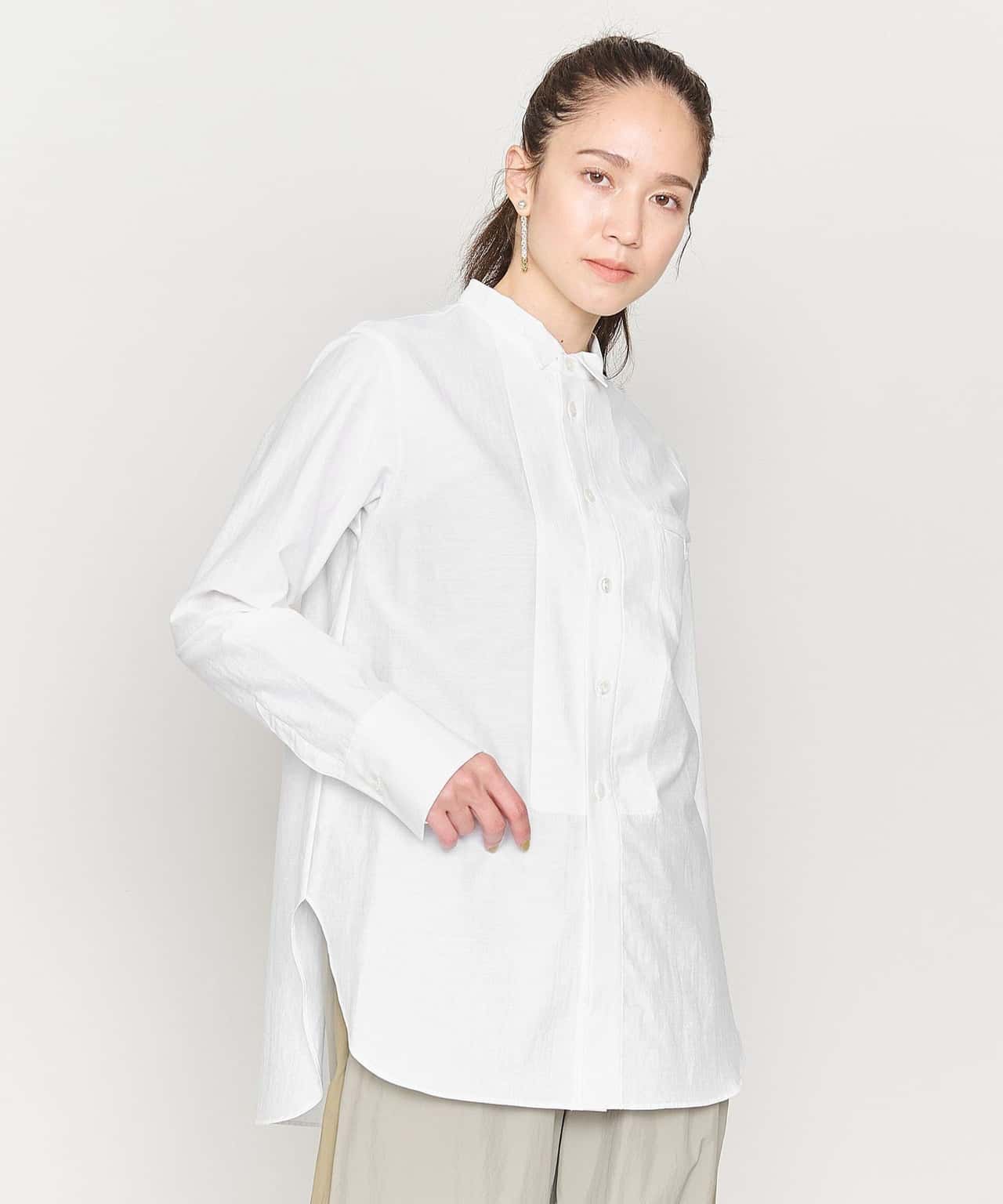 【SALE／80%OFF】ASTRAET ＜ASTRAET＞ブザム ウィングカラーシャツ ユナイテッドアローズ アウトレット トップス シャツ・ブラウス ホワイト ピンク【送料無料】