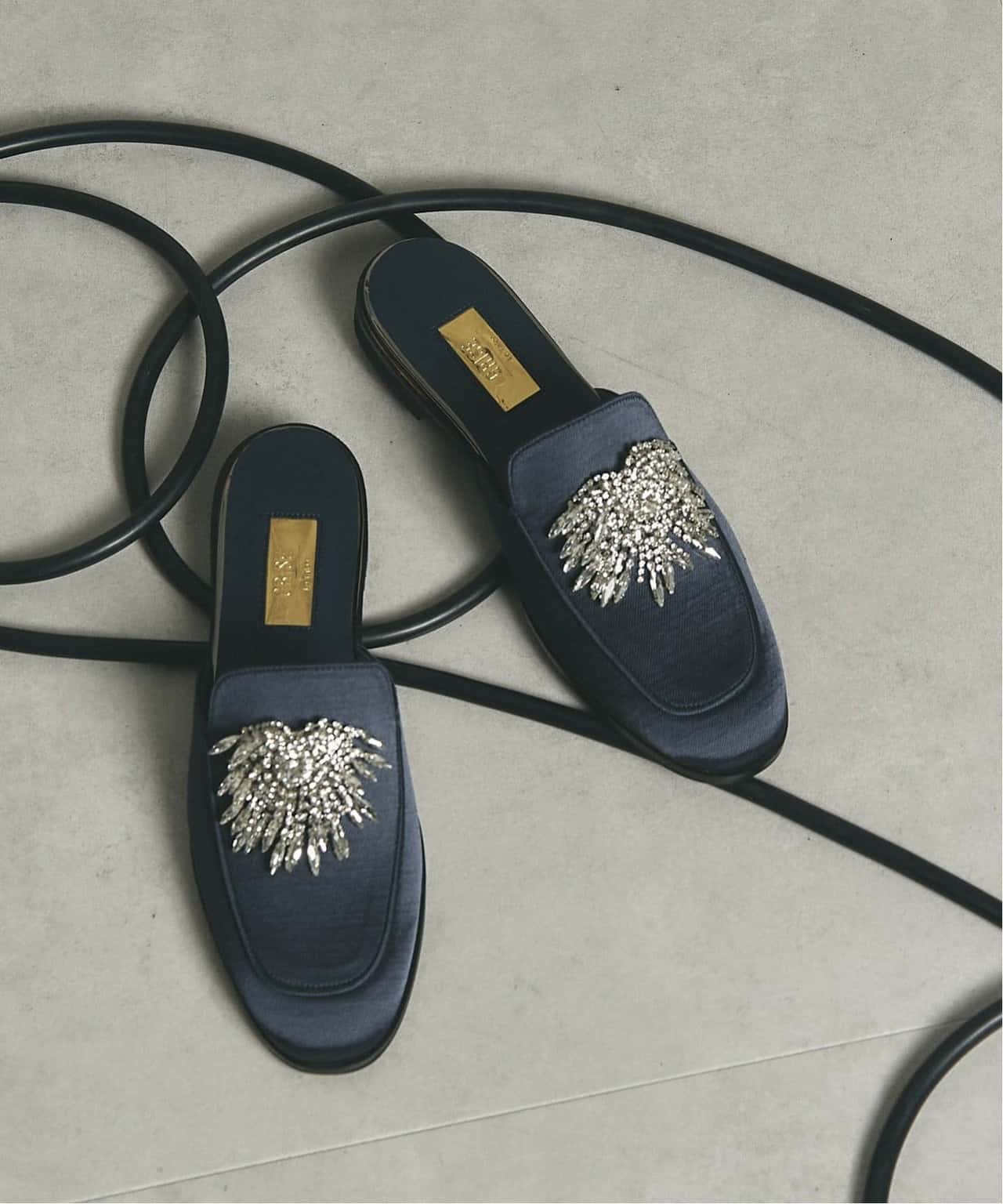 【SALE／30%OFF】LE TALON GRISE ビジュースリッパ ルタロン シューズ・靴 その他のシューズ・靴 グレー オレンジ【送料無料】