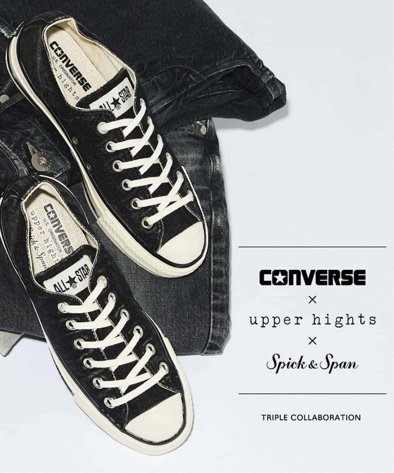 【SALE／30%OFF】Spick & Span CONVERSE * upper hights * Spick 別注コラボ ALLSTAR US スピックアンドスパン シューズ・靴 スニーカー ブラック【送料無料】