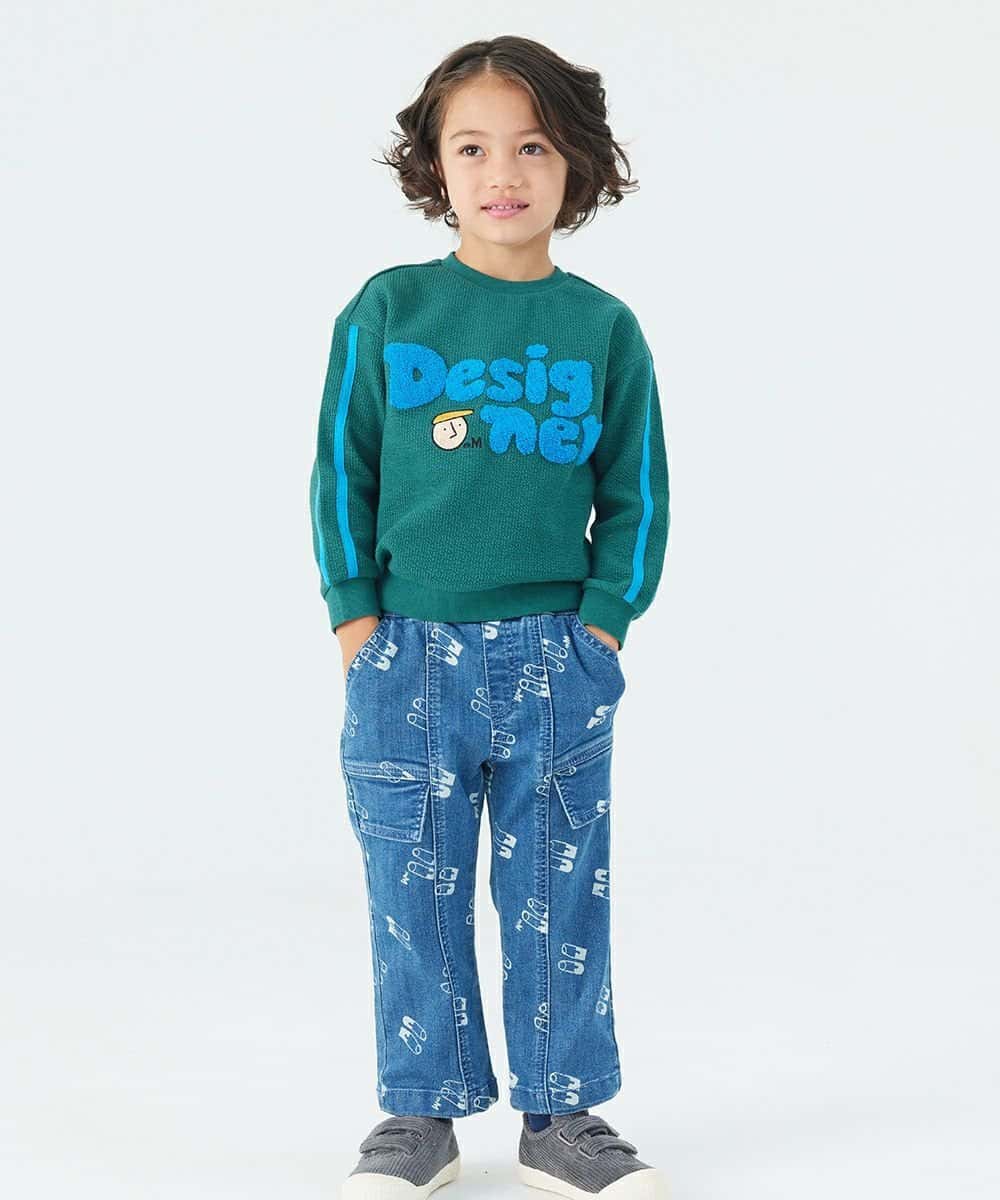 【SALE／70%OFF】moimoln ピンカーゴパンツ モイモルン パンツ その他のパンツ ブルー