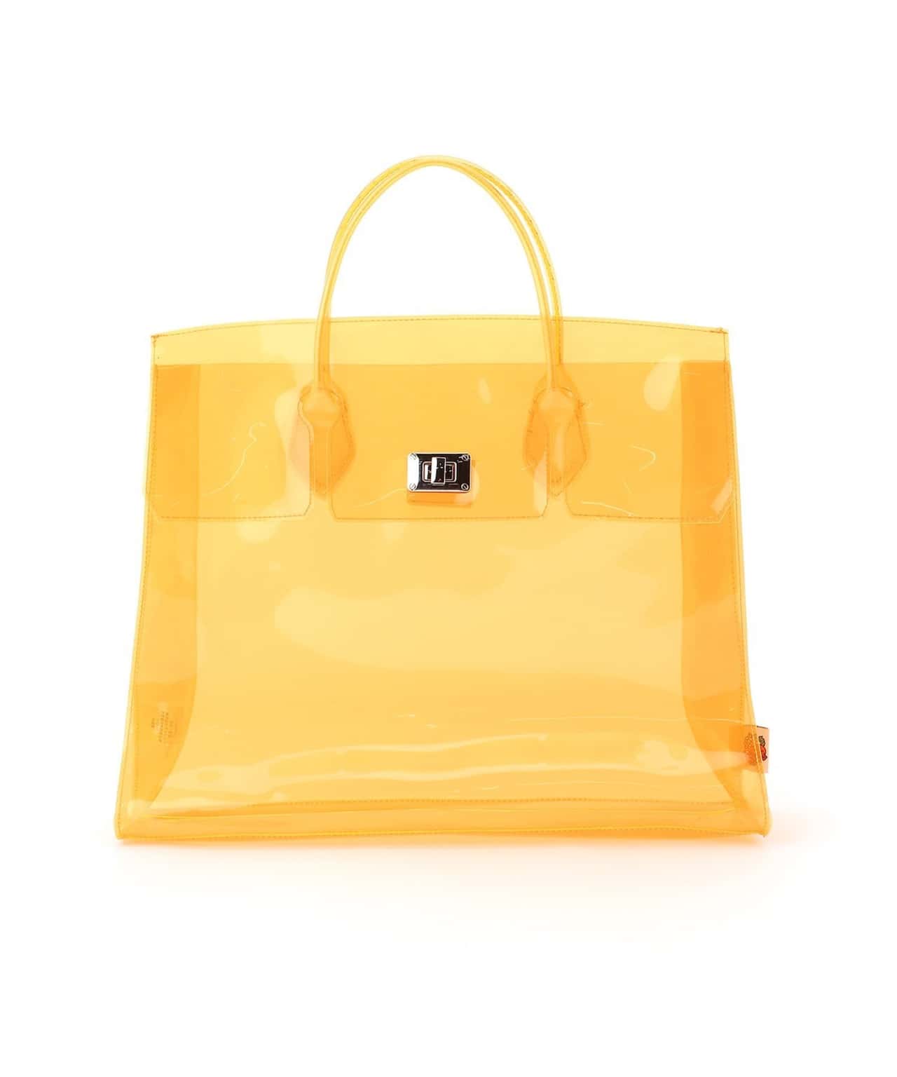 FRUIT OF THE LOOM FRUIT OF THE LOOM/(W)VINYL TOTE BAG ハンドサイン バッグ トートバッグ ブラウン ブルー オレンジ ブラック【送料無料】