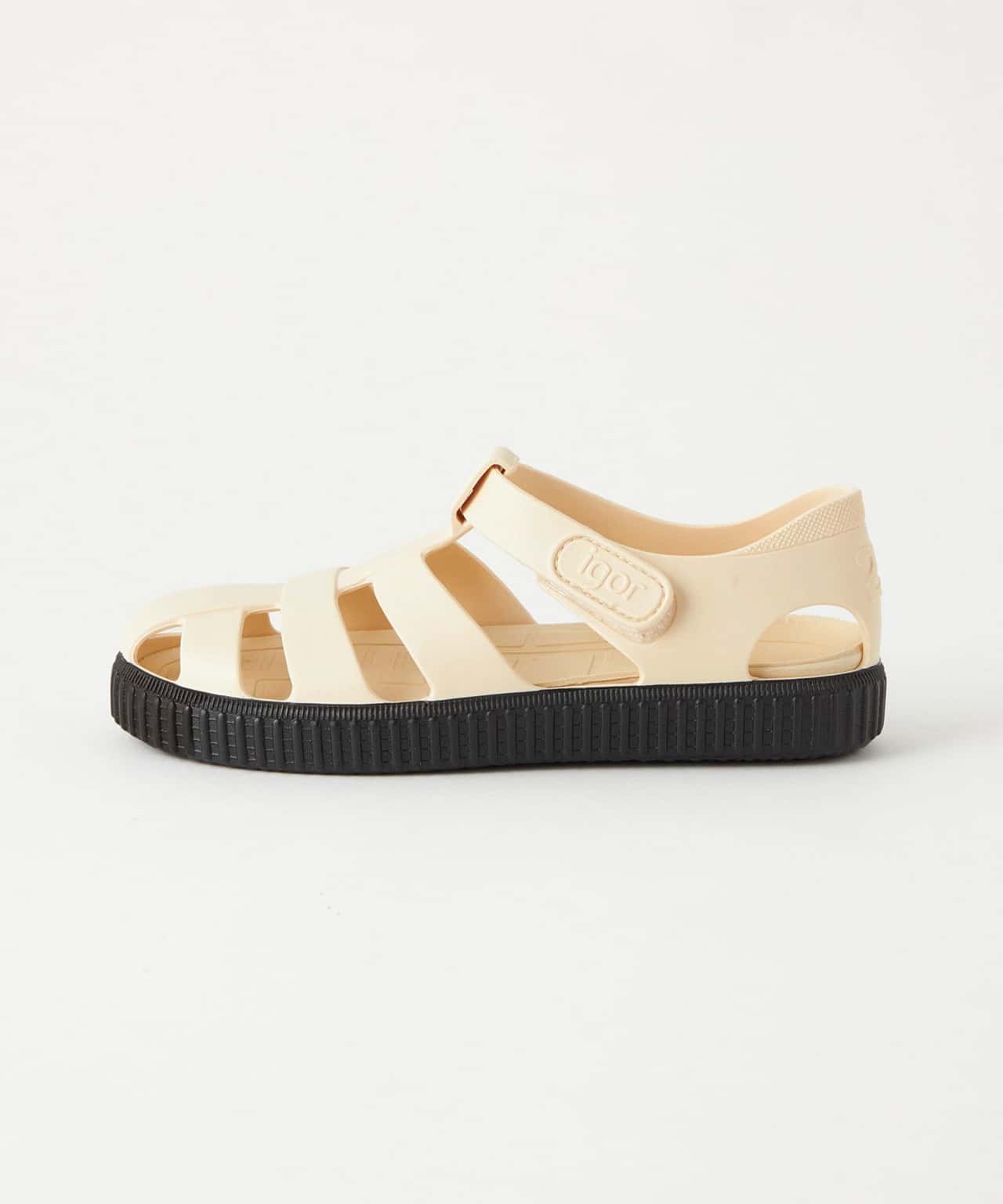 UNITED ARROWS green label relaxing ＜igor＞NICO MARFIL 14cm-19cm ユナイテッドアローズ グリーンレーベルリラクシング シューズ・靴 サンダル ブラック【送料無料】