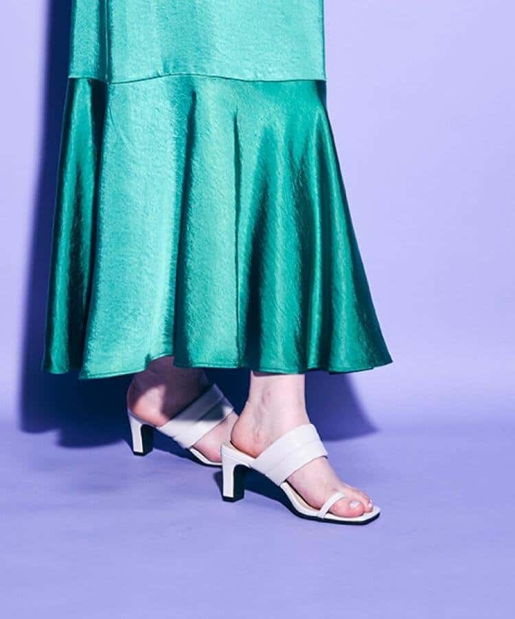 【SALE／55%OFF】THE SHOP TK トングヒールサンダル ザ ショップ ティーケー シューズ・靴 サンダル ホワイト ブラック グリーン