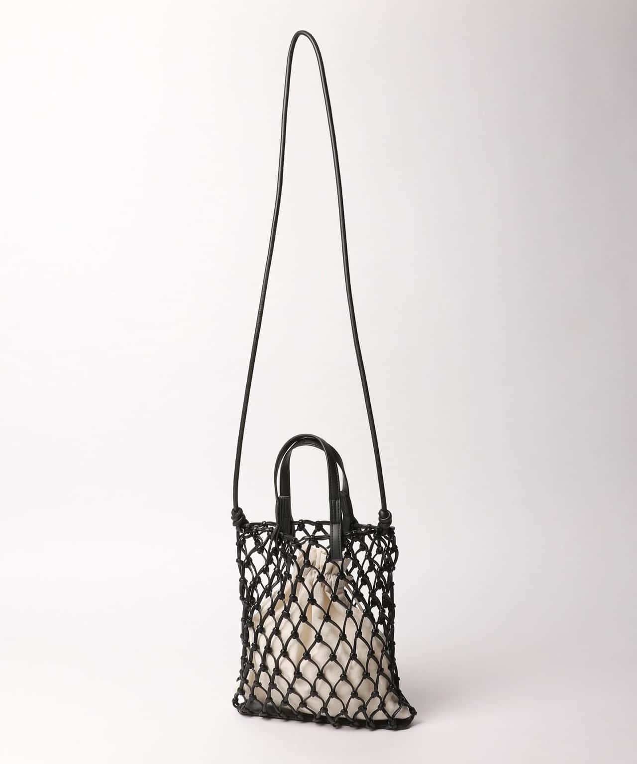 【SALE／30%OFF】GLOBAL WORK (W)PUマクラメショルダー グローバルワーク バッグ ショルダーバッグ ブラウン シルバー ブラック