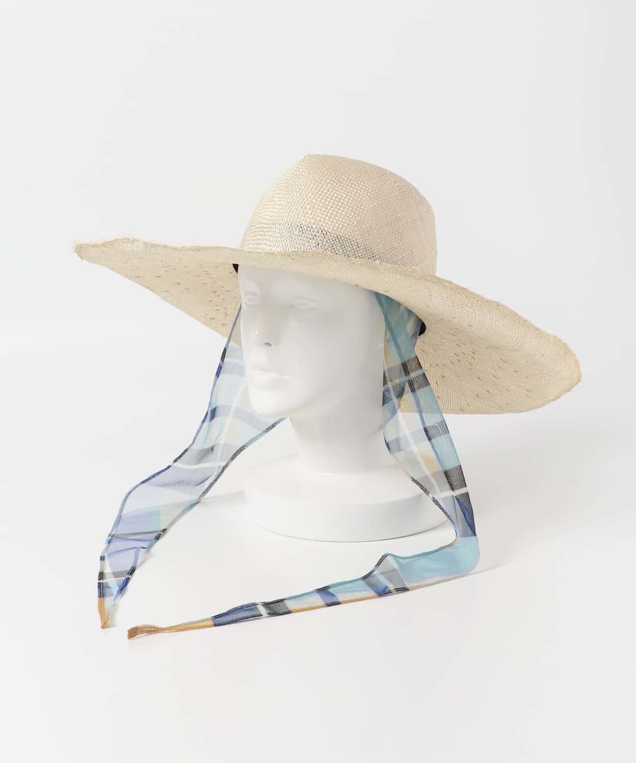 【SALE／50%OFF】URBAN RESEARCH DOORS KIJIMA TAKAYUKI RAMIE HAT W アーバンリサーチドアーズ 帽子 ハット ホワイト ブラック【送料無料】