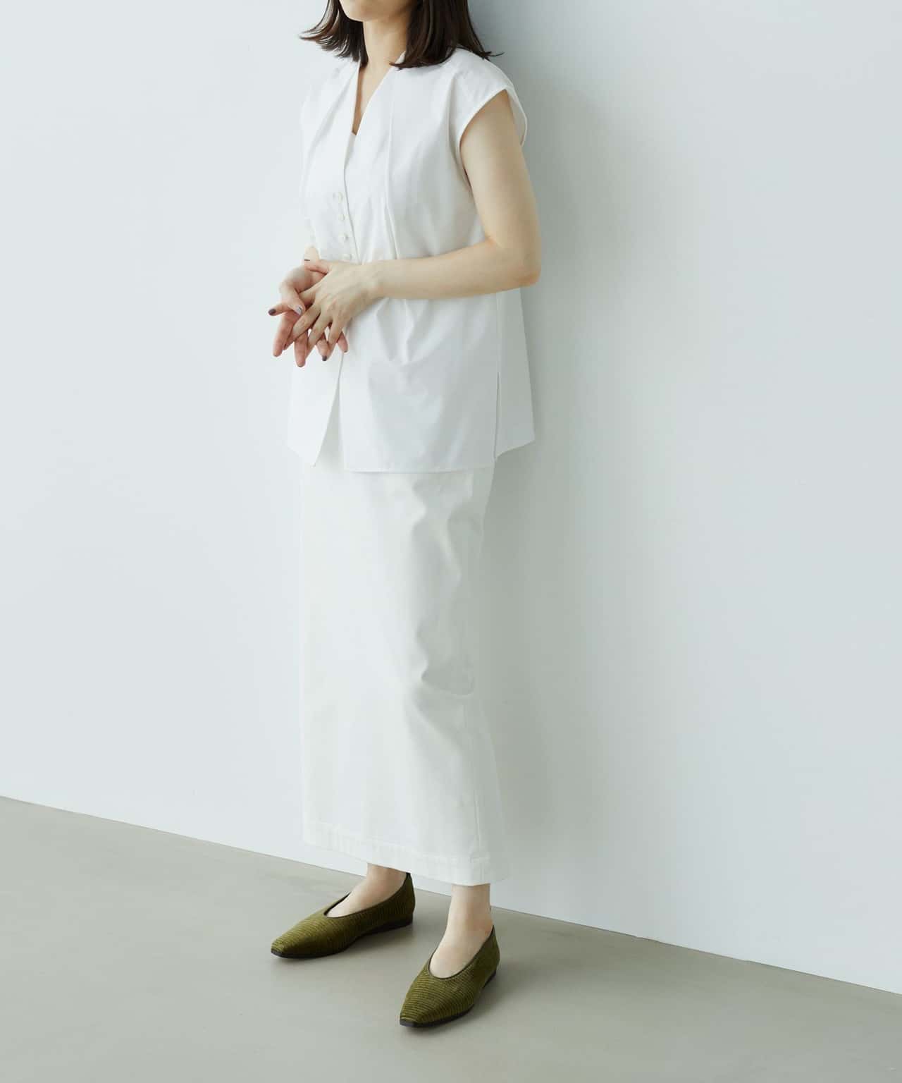 【SALE／80%OFF】Odette e Odile スライトウェッジ フラット10↓↑ ユナイテッドアローズ アウトレット シューズ・靴 パンプス カーキ ホワイト ブラック