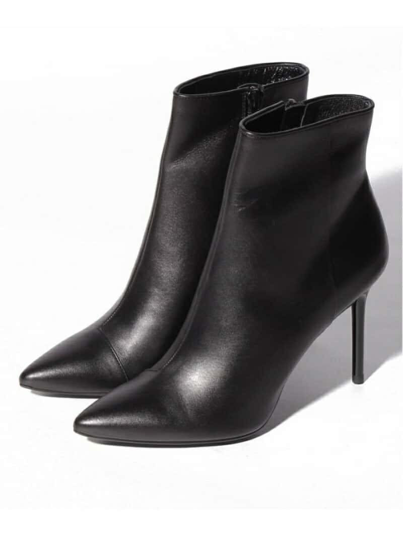 【SALE／40%OFF】SEVEN TWELVE THIRTY スティレットヒールショートブーツ セヴントゥエルヴサーティ シューズ・靴 ブーツ ブラック【送料無料】