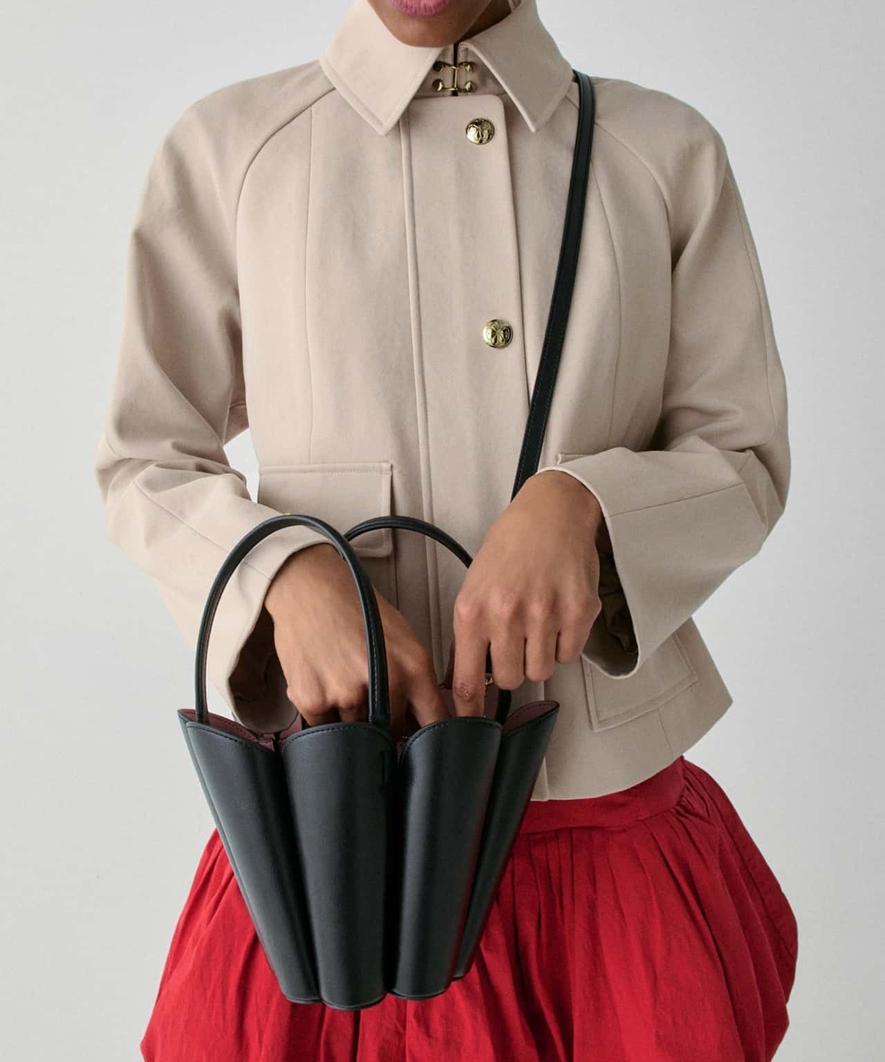 【SALE／50%OFF】kate spade new york ザ スペードフラワー バケット バッグ ケイトスペードニューヨーク バッグ ショルダーバッグ ブラック【送料無料】