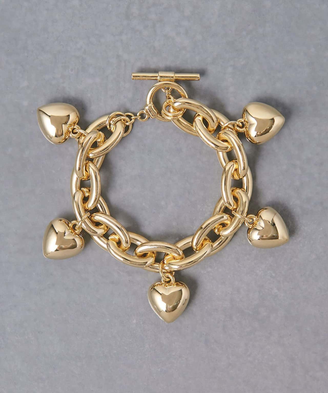 【SALE／80%OFF】UNITED ARROWS ハートチェーン ブレスレット ユナイテッドアローズ アウトレット アクセサリー・腕時計 ブレスレット・バングル シルバー ゴールド