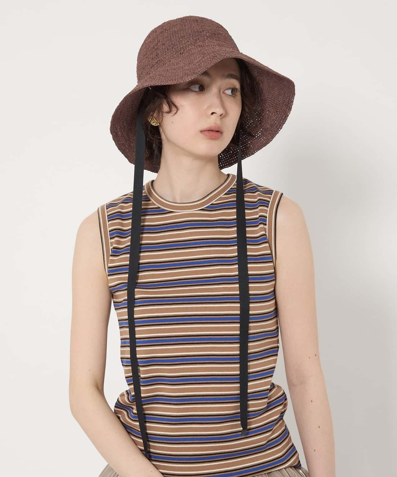 【SALE／40%OFF】UNITED ARROWS RFA リボン ハット UV ユナイテッドアローズ アウトレット 帽子 ハット ホワイト ブラック ブラウン【送料無料】