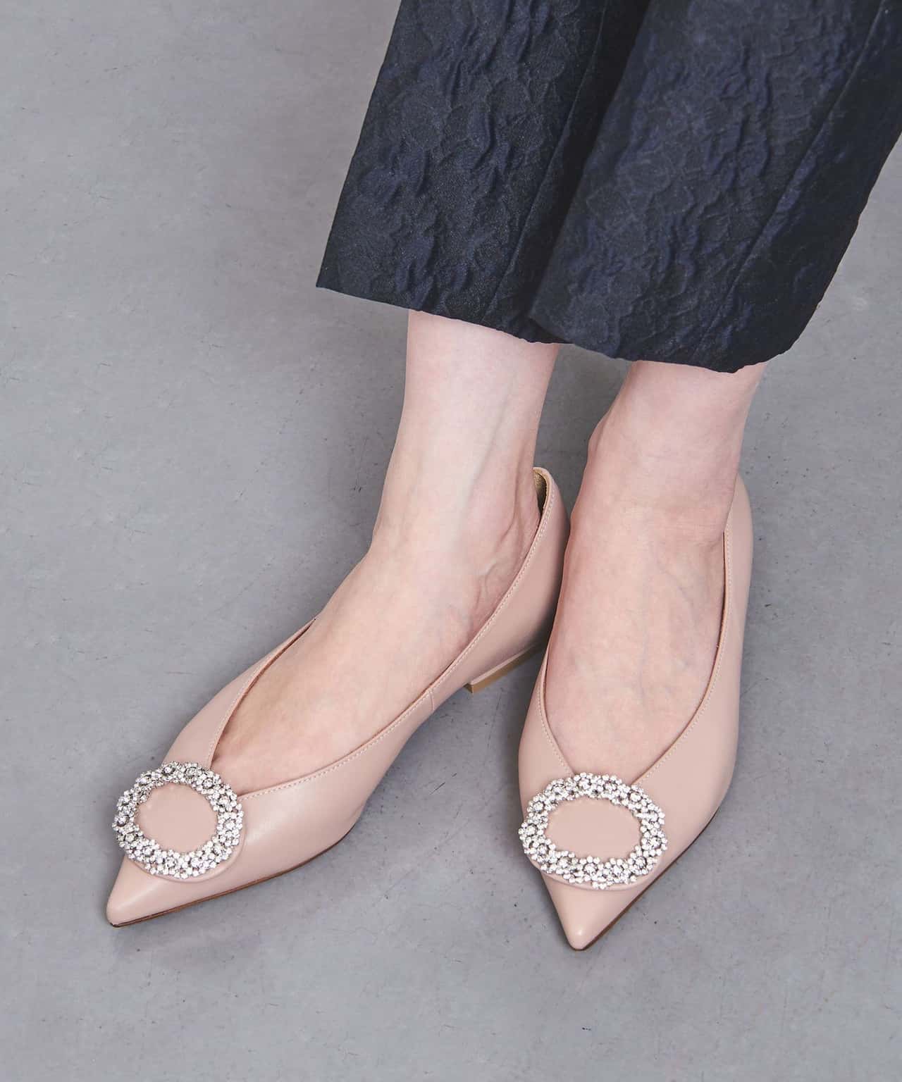 【SALE／30%OFF】UNITED ARROWS 【別注】＜PIPPICHIC＞ANNA V LTH パンプス ユナイテッドアローズ シューズ・靴 パンプス ベージュ【送料無料】