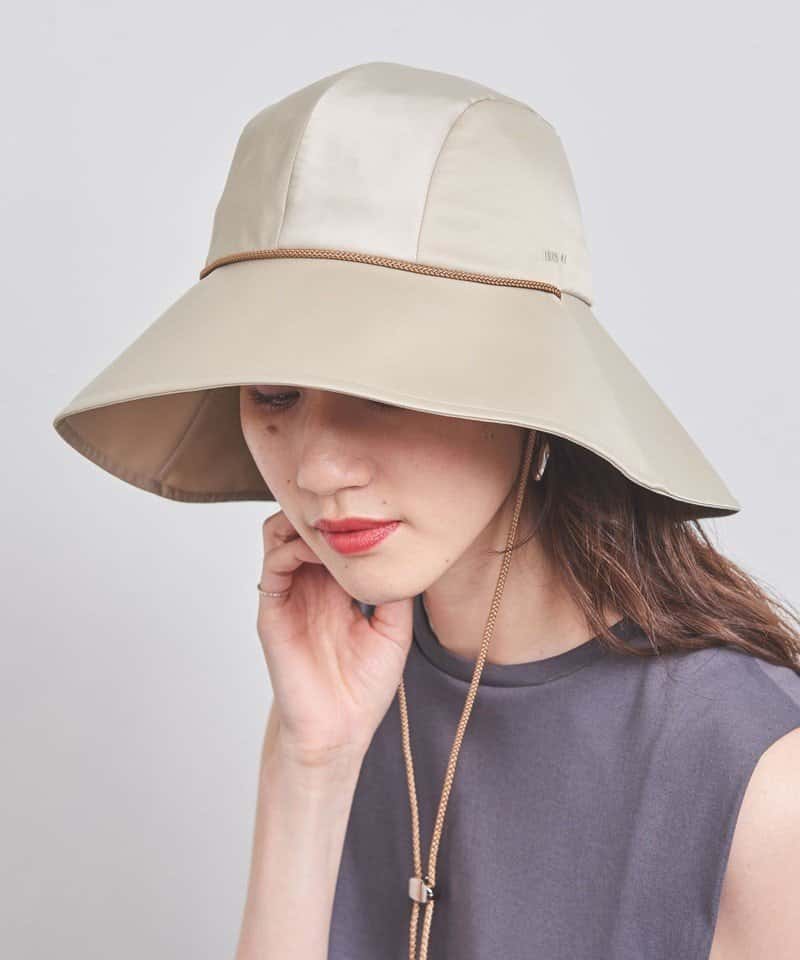 UNITED ARROWS ＜IRIS 47＞CELLO ハット ユナイテッドアローズ 帽子 ハット ベージュ ブラック【送料無料】