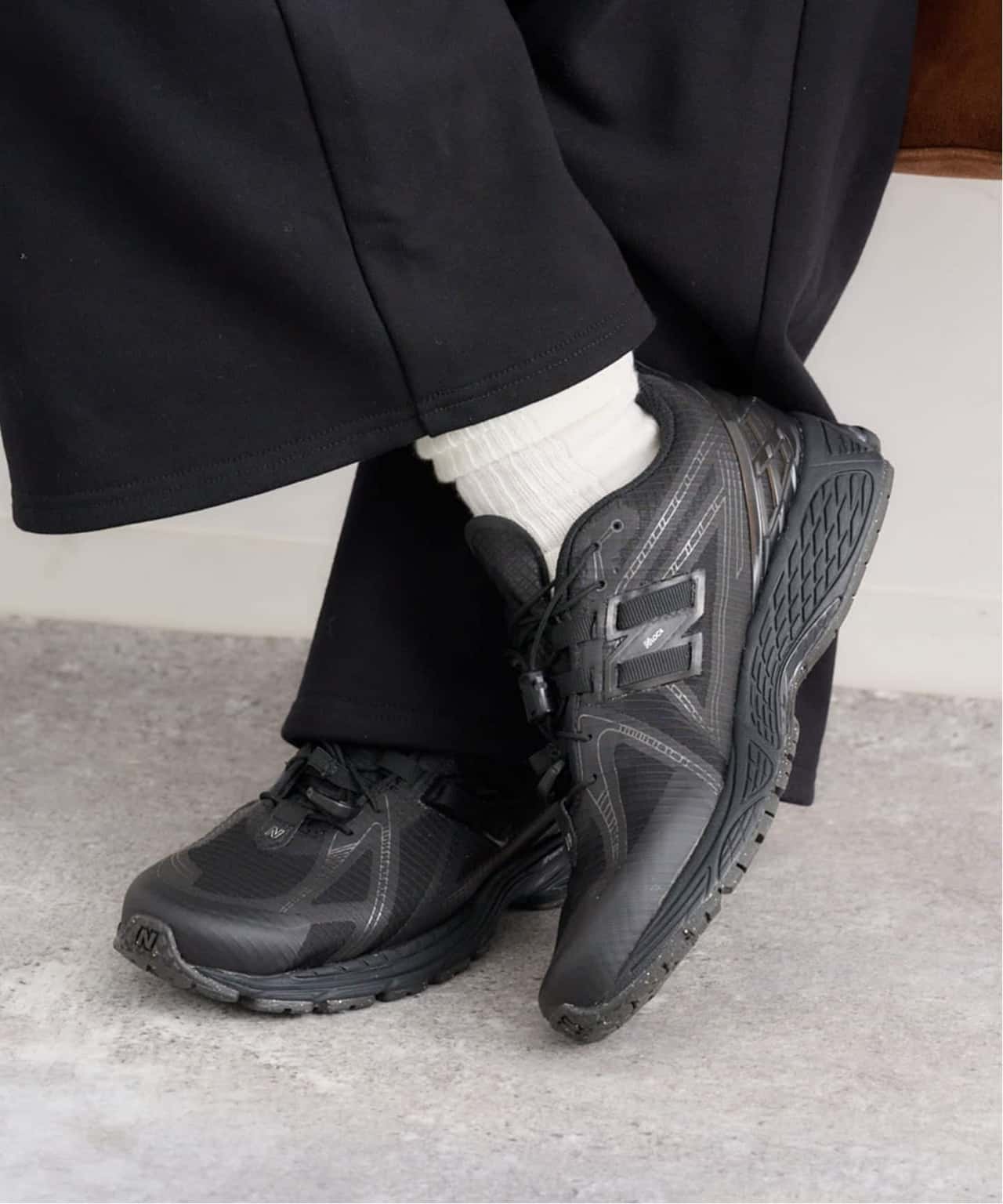 【SALE／30%OFF】U by SPICK&SPAN NEW BALANCE/ニューバランス 1906R ユーバイスピックアンドスパン シューズ・靴 スニーカー ブラック ホワイト【送料無料】
