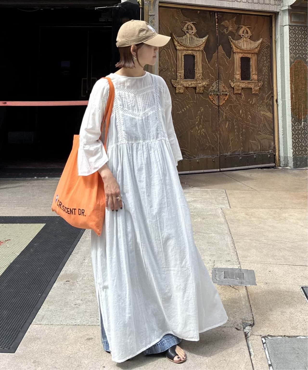 【SALE／10%OFF】notch. 【 notch. by KR 】レース切替ルーズボイルワンピース ノッチ ワンピース・ドレス ワンピース ブルー ブラック ホワイト【送料無料】