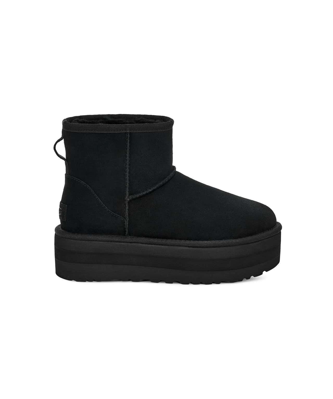 ADAM ET ROPE' FEMME 【UGG/アグ】W CLASSIC MINI PLATFORM/クラシック ミニ プラットフォーム アダムエロペ シューズ・靴 ブーツ ブラウン ブラック【送料無料】