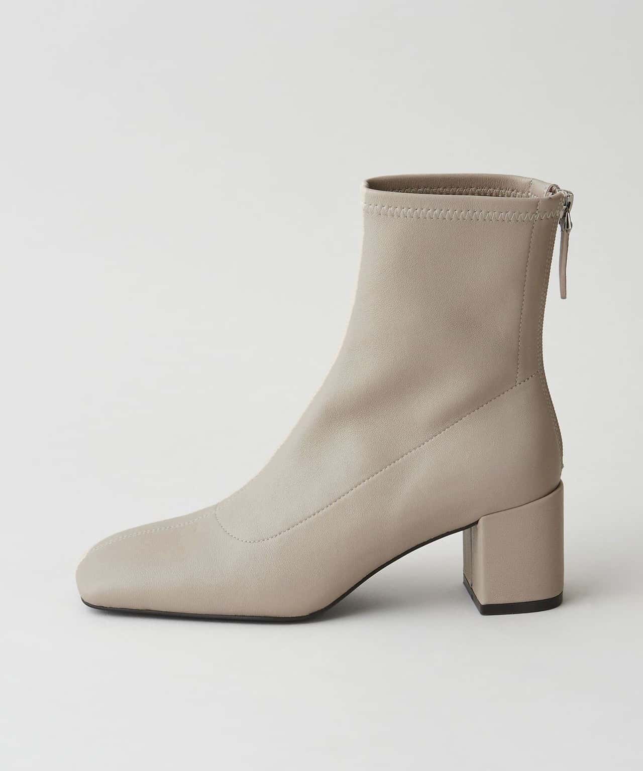 【SALE／30%OFF】Odette e Odile ストレッチレザー ショートブーツ60↓↑ オデット エ オディール シューズ・靴 ブーツ ホワイト ブラック ブラウン【送料無料】