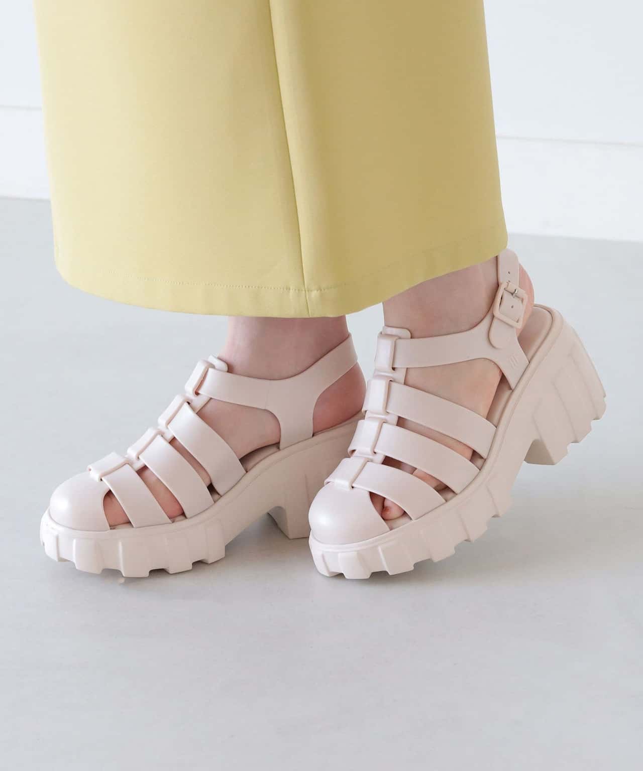 【SALE／40%OFF】Ray BEAMS Melissa / MEGAN ビームス ウイメン シューズ・靴 サンダル ホワイト オレンジ【送料無料】