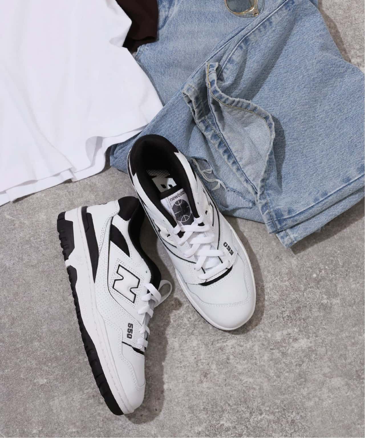 【SALE／30%OFF】JOURNAL STANDARD relume 【NEW BALANCE/ニューバランス】550:スニーカー ジャーナル スタンダード レリューム シューズ・靴 スニーカー ホワイト【送料無料】