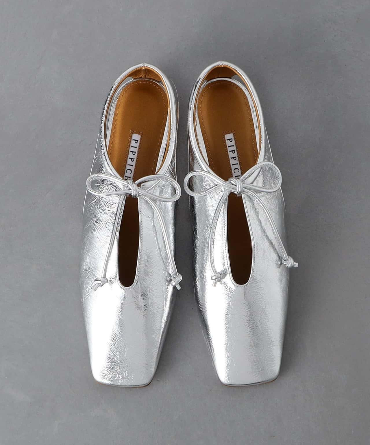 UNITED ARROWS ＜PIPPICHIC＞AMBER COCO フラットシューズ ユナイテッドアローズ シューズ・靴 その他のシューズ・靴 シルバー【送料無料】