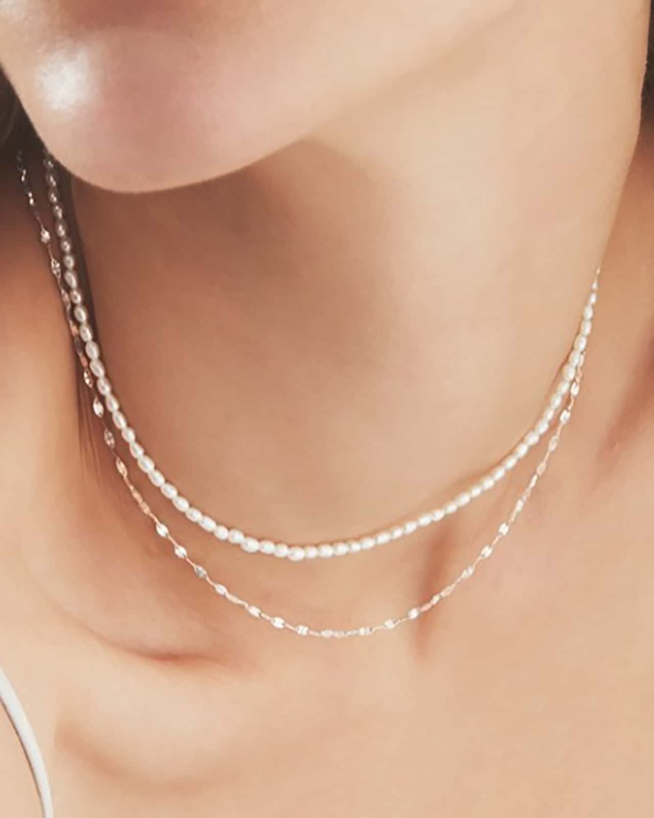 les bon bon les bonbon/blanc pearl choker フォブ アクセサリー・腕時計 ネックレス【送料無料】