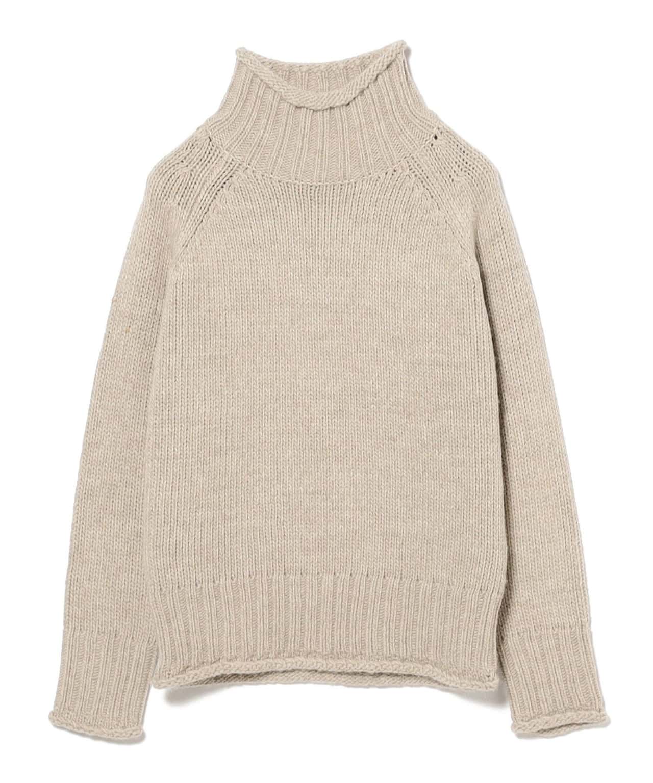 【SALE／20%OFF】B:MING by BEAMS エドワード オフタートルネック プルオーバー ビーミング ライフストア バイ ビームス トップス ニット レッド ネイビー ベージュ【送料無料】
