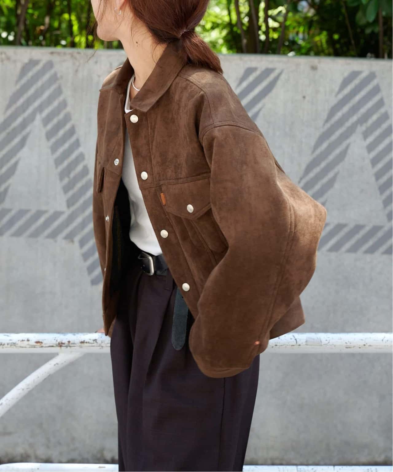 【SALE／30%OFF】OUTDOOR PRODUCTS Usual Things ULTフェイクスエードトラッカージャケット アウトドアプロダクツユージュアルシングス ジャケット・アウター ブルゾン・ジャンパー ブラウン【送料無料】