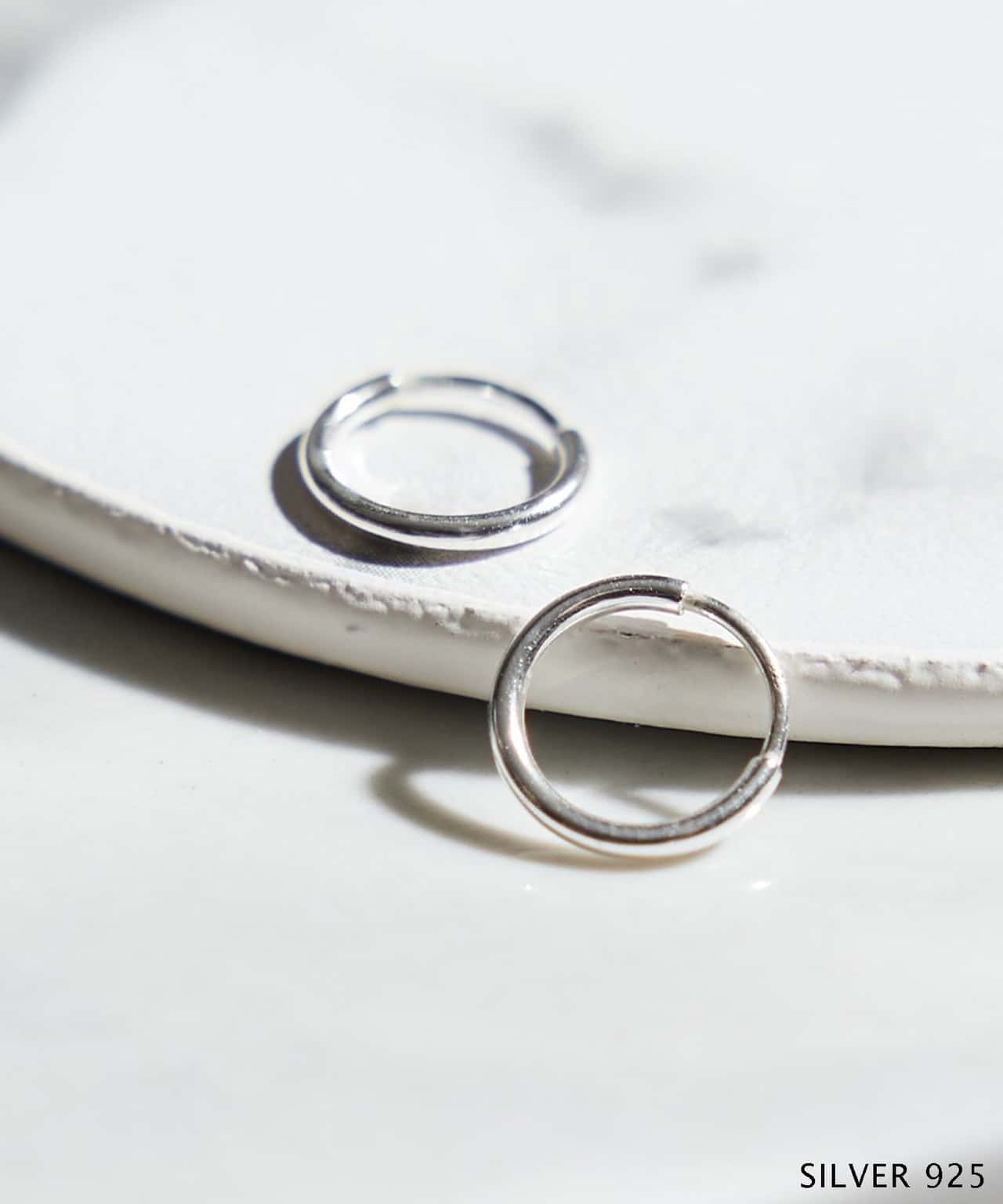 【SALE／82%OFF】SETUP7 SETUP7/シルバーフープピアス SILVER925 男女兼用 日本製 MADE IN JAPAN Type-A NKS セットアップセブン アクセサリー・腕時計 ピアス シルバー