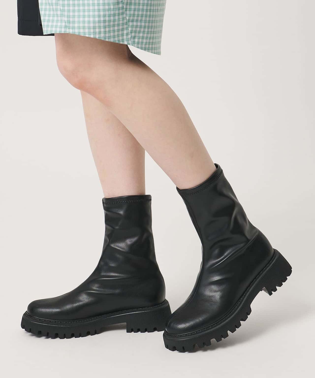 UNITED ARROWS ストレッチ レインブーツ ユナイテッドアローズ シューズ・靴 レインシューズ・ブーツ ブラック ブラウン ホワイト ベージュ【送料無料】
