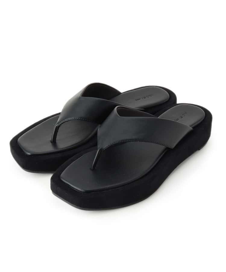 【SALE／50%OFF】ESPERANZA 【KLC BY esp】クッションソールトングサンダル エスペランサ シューズ・靴 サンダル ブラック グリーン