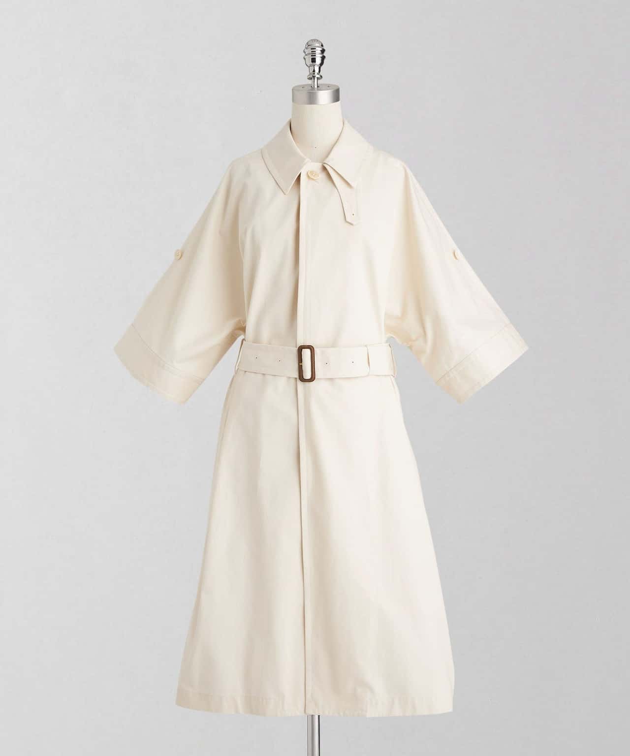 【SALE／80%OFF】LOEFF ＜LOEFF＞コットン ギャバ スリーブレス ステンカラーコート ユナイテッドアローズ アウトレット ジャケット・アウター その他のジャケット・アウター ホワイト【送料無料】