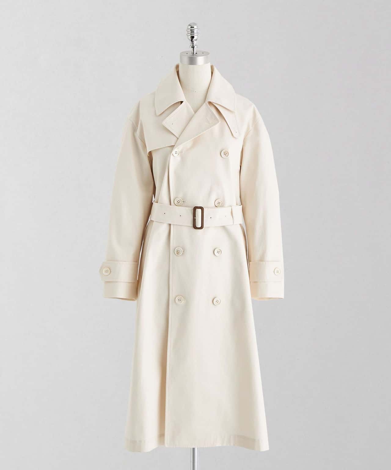 【SALE／80%OFF】LOEFF ＜LOEFF＞コットン ギャバ トレンチコート ユナイテッドアローズ アウトレット ジャケット・アウター その他のジャケット・アウター ホワイト【送料無料】
