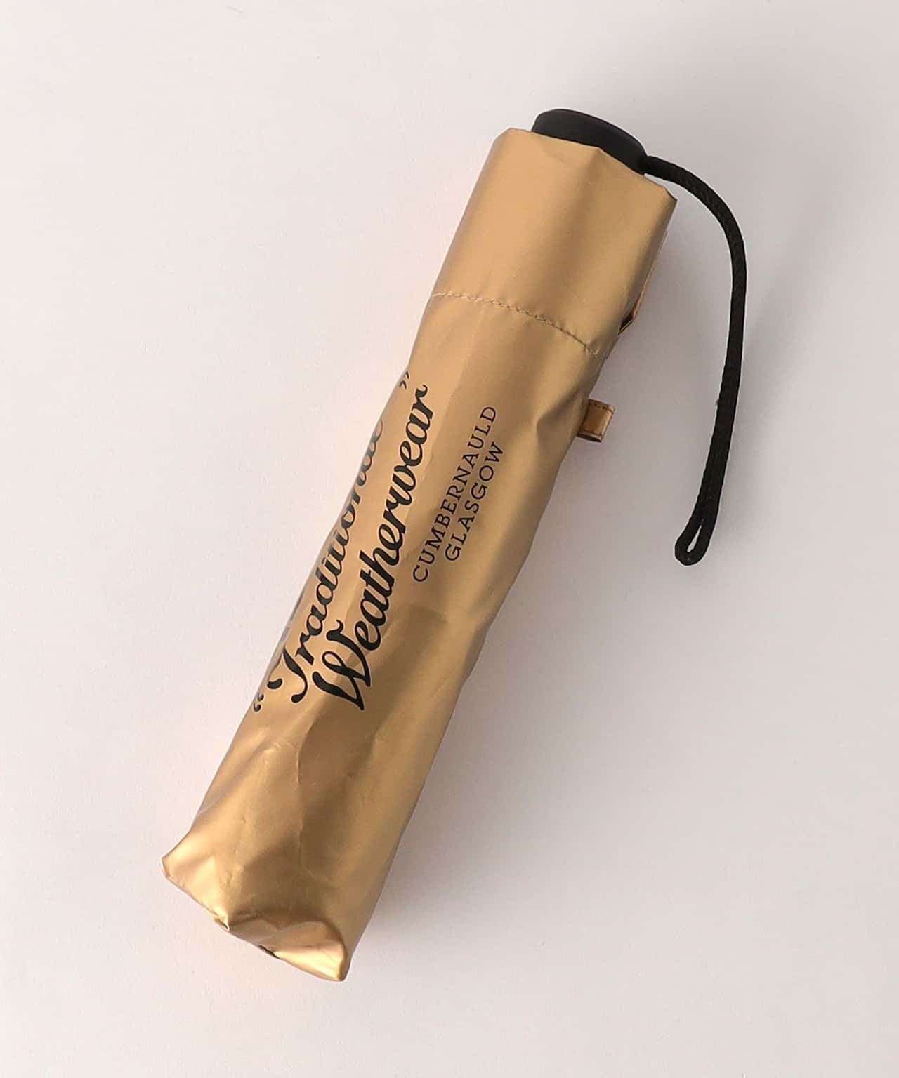 UNITED ARROWS green label relaxing ＜Traditional Weatherwear＞ライト ウェイト アンブレラ(シルバーカラー・ゴールドカラー) / 折りたたみ傘 / レイン / 晴雨兼用 ユナイテッドアローズ グリーンレーベルリラクシング ファッション雑貨 折りたたみ傘 ゴール【送料無料】