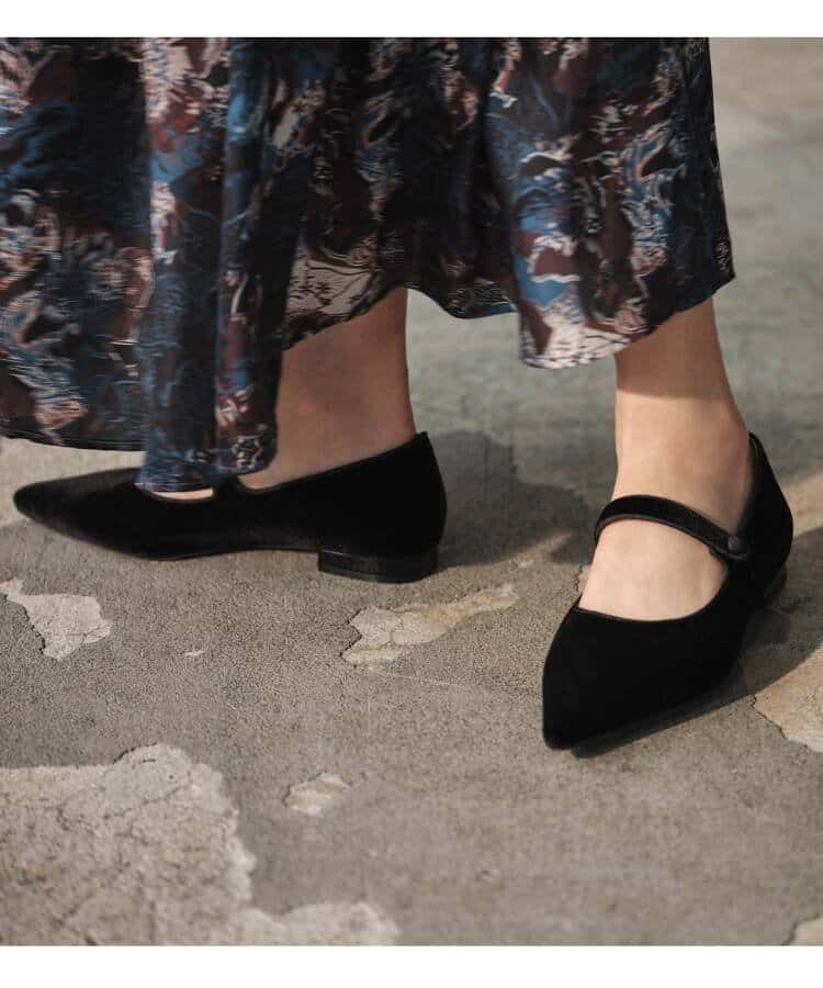 【SALE／60%OFF】OPAQUE.CLIP 【大草直子さんコラボ】メリージェーン オペークドットクリップ シューズ・靴 パンプス ブラック パープル グリーン