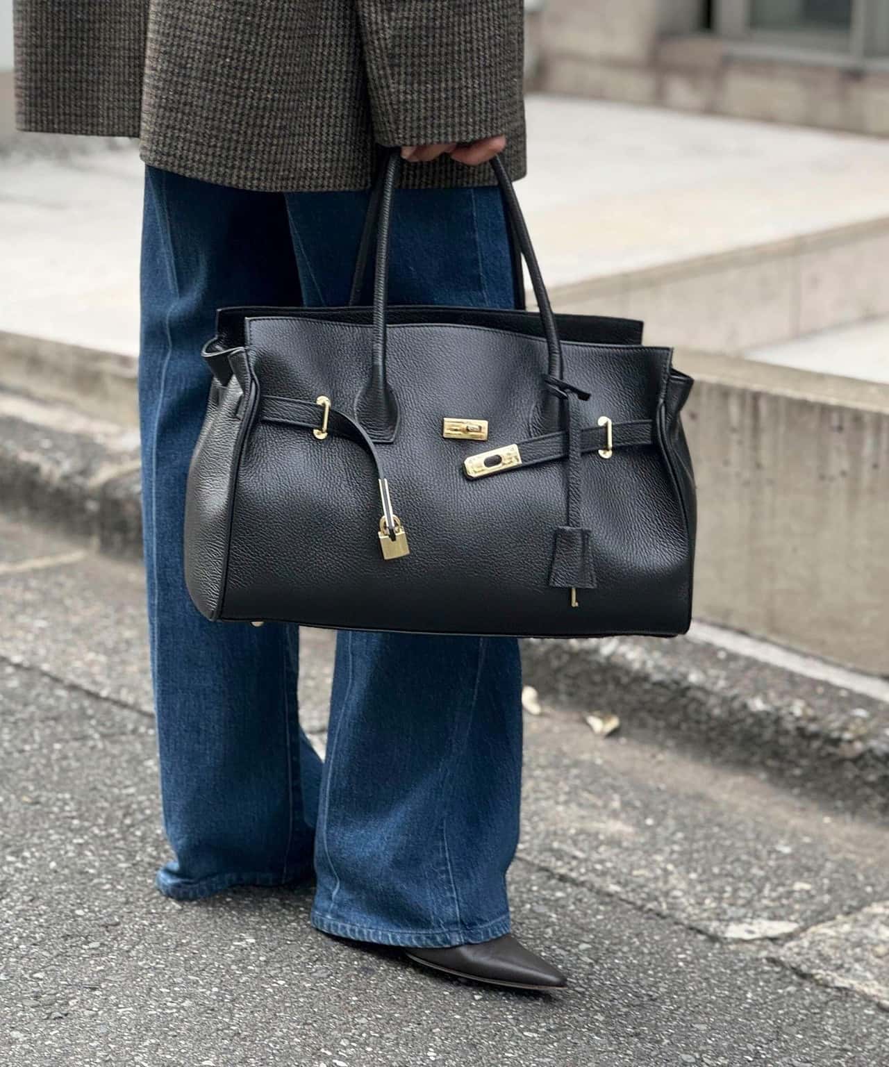 【SALE／20%OFF】NOLLEY'S sophi ひねりベルトレザートートバッグ ノーリーズ バッグ トートバッグ ブラック ベージュ【送料無料】