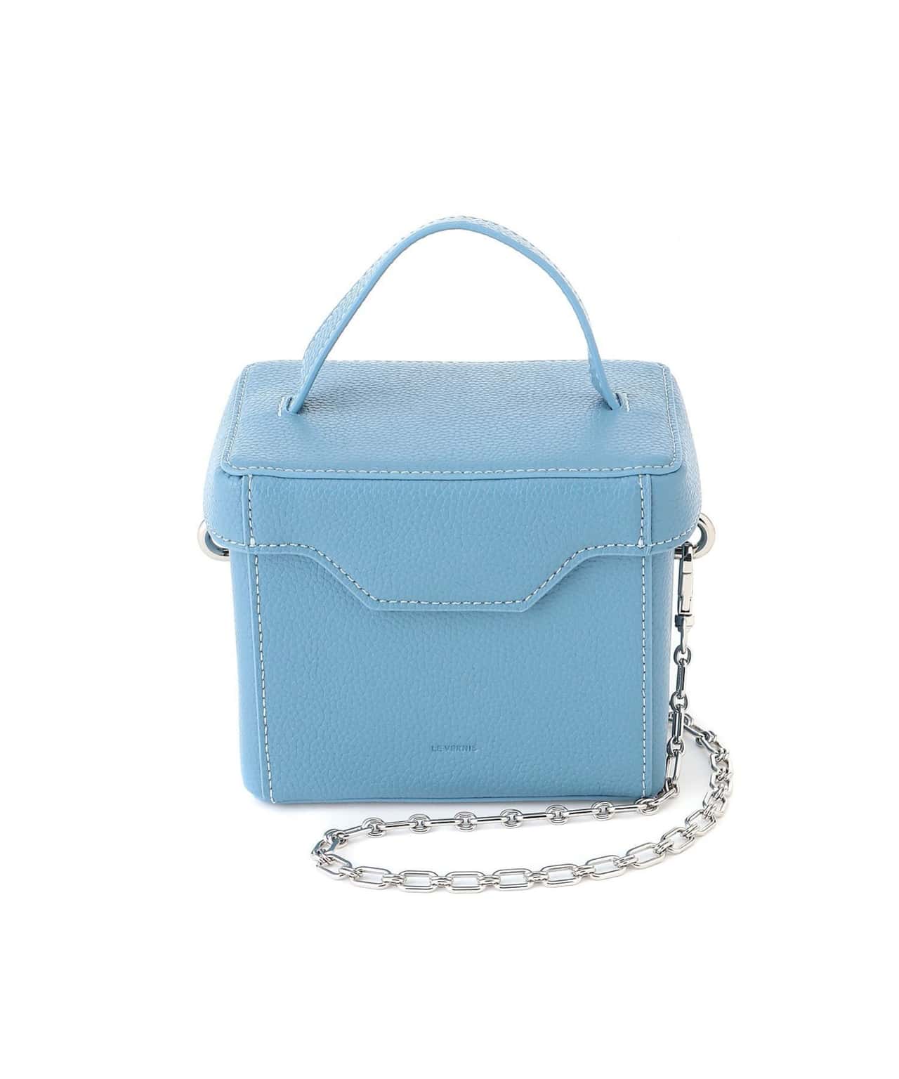 【SALE／5%OFF】LE VERNIS LE VERNIS/BOXY VANITY BAG キャセリーニ バッグ ショルダーバッグ ブラック ブルー ブラウン カーキグリーン【送料無料】