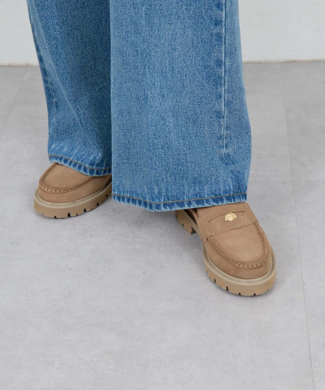 【SALE／30%OFF】GALLARDAGALANTE 【CAMINANDO】別注コインローファー/ベージュ ガリャルダガランテ シューズ・靴 その他のシューズ・靴 ベージュ【送料無料】