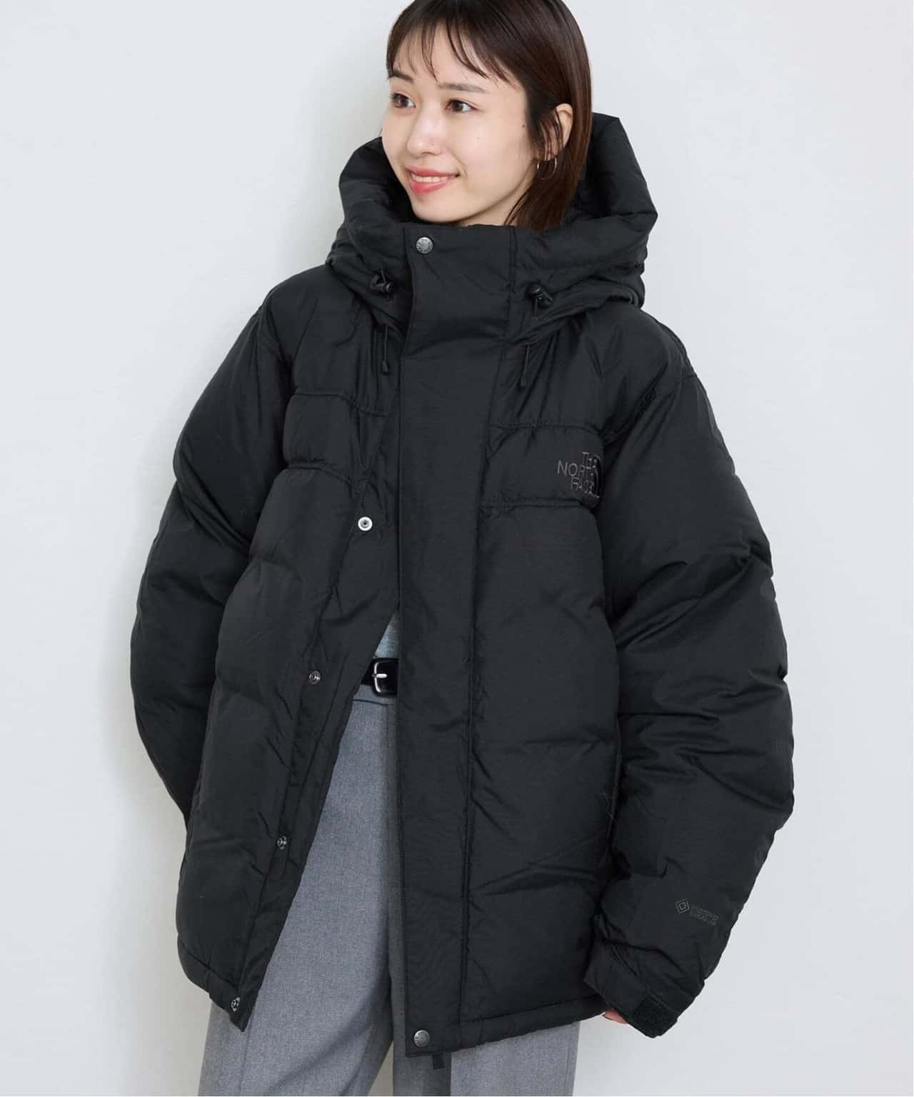 SLOBE IENA 《追加》THE NORTH FACE Alteration Baffs Jacket ND92564 スローブ イエナ ジャケット・アウター ダウンジャケット・ダウンベスト ベージュ ブラック【送料無料】