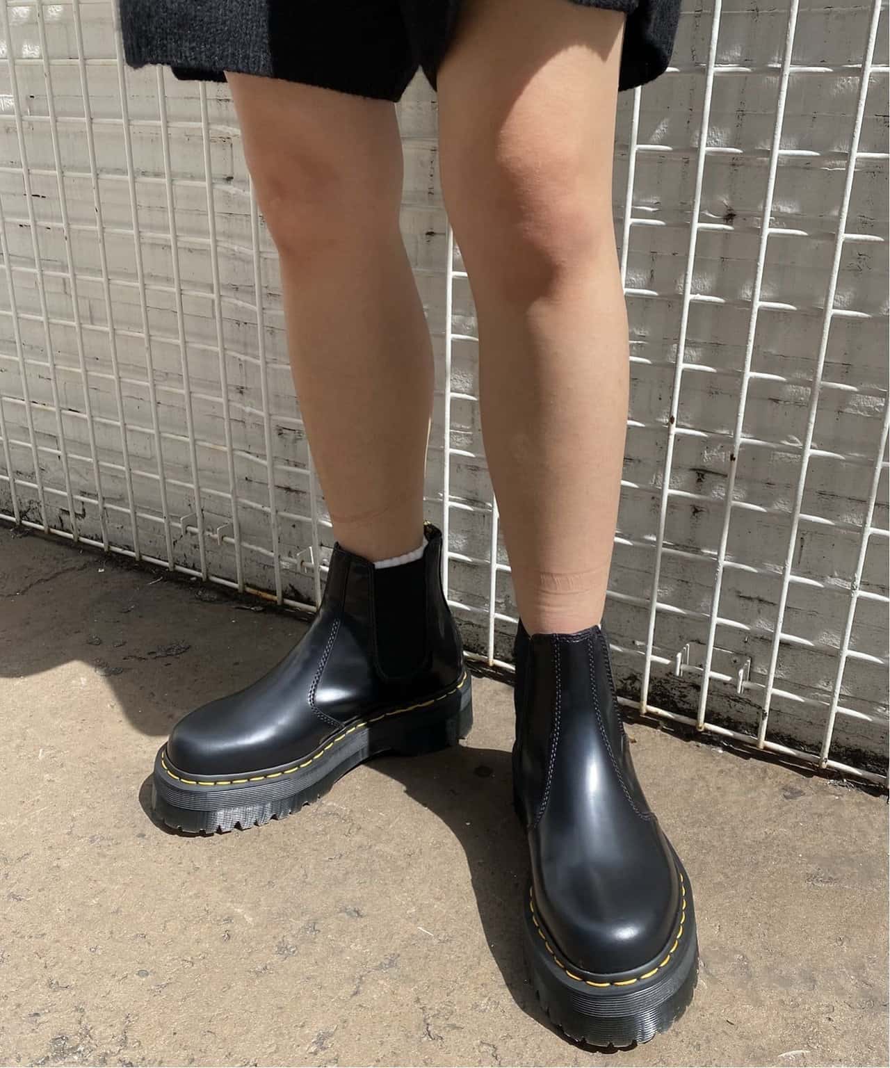 JOURNAL STANDARD 【Dr.Martens / ドクターマーチン】 2976 QUAD POLISHED SMOOTH:サイドゴアブーツ ジャーナル スタンダード シューズ・靴 ブーツ ブラック【送料無料】