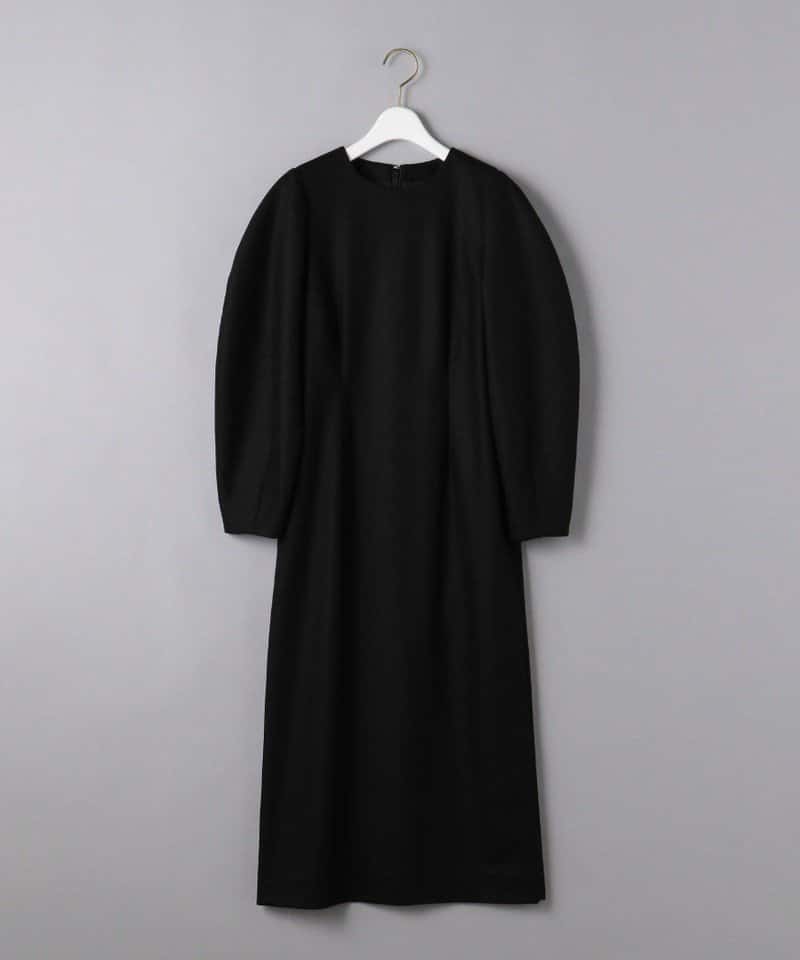 【SALE／80%OFF】UNITED ARROWS ＜UNITED ARROWS＞W/PU ダーツ ワンピース W ユナイテッドアローズ アウトレット ワンピース・ドレス ワンピース ブラック ホワイト【送料無料】